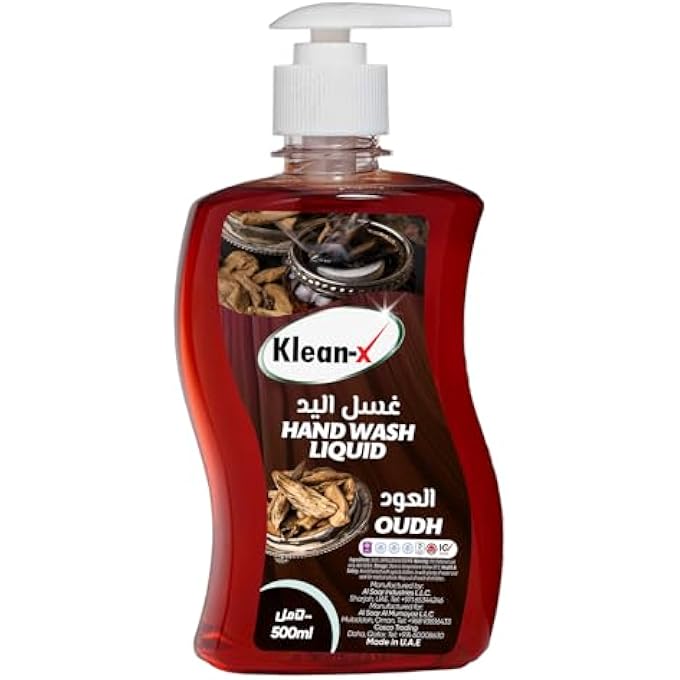 Klean-X كليان إكس غسول يدين 500 مل حزمة كومبو (3 قطع)  منظف يدين منعش | صابون سائل مضاد للبكتيريا ليدين ناعمتين | لطيف على البشرة، عطر منعش | تركيبة مغذية ومرطبة - Image 3